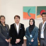 L to R - Ms. Samikha P (Event Planner), Adv Sukanya Kolhe, Adv Pooja Pachkude, Hon'ble Shri Jaheer Bukhari (Board Chairman - AECCI), Ms. Tehrim Mulla (Executive Director - AECCI), Mr. Harish Shetty (HR), Mr. Vikas Gaikwad (PRO)